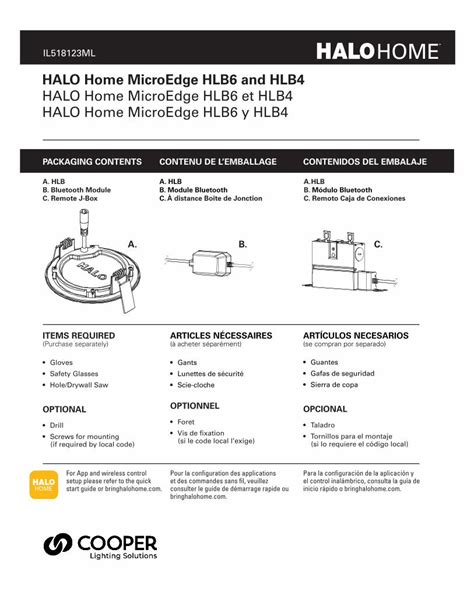 halo hlb wiring instructions